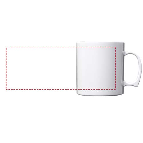 Standard 300 ml kunststof mok