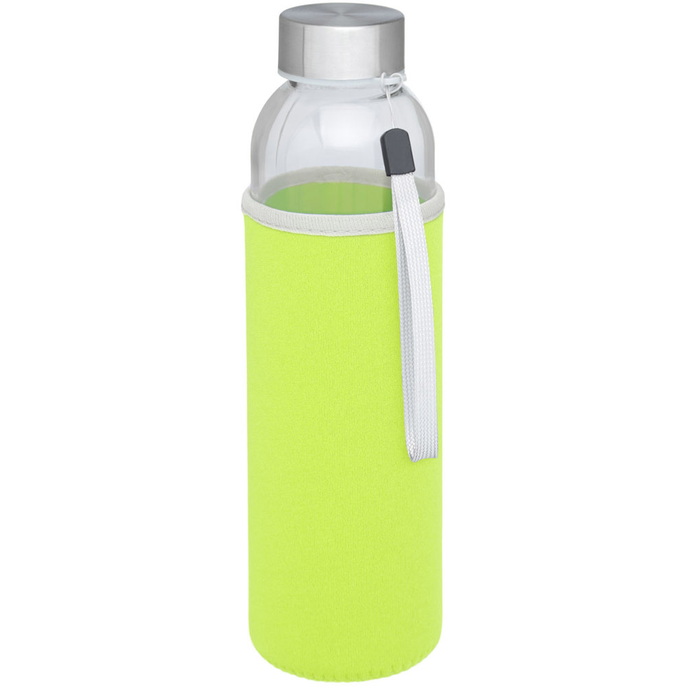 Bodhi 500 ml glazen drinkfles - Limegroen