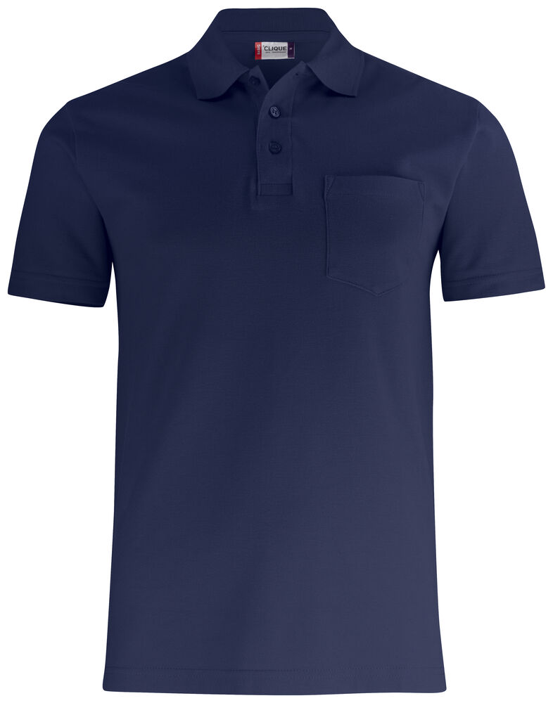 Clique - Basic Polo Pocket - dark navy
