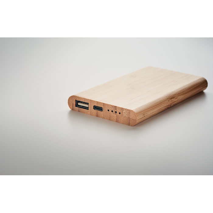 ARENAPOWER C - Bamboe powerbank 4000 mAh