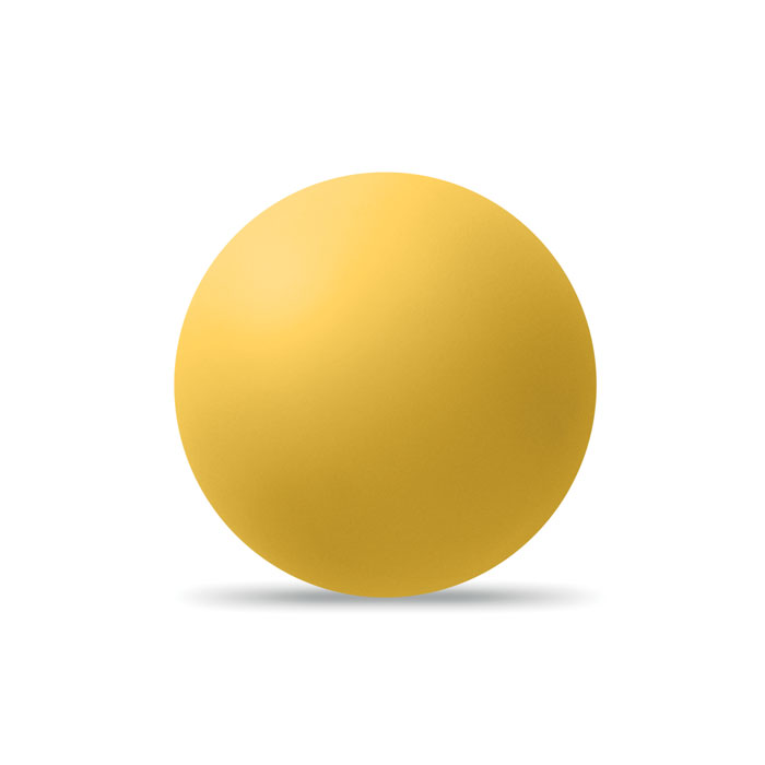 FUNBALL - Rubberen stuiterbal. - Geel