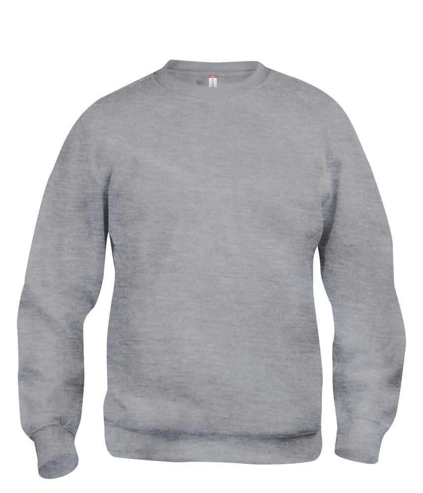 Clique - Basic Roundneck - Grijs-melange