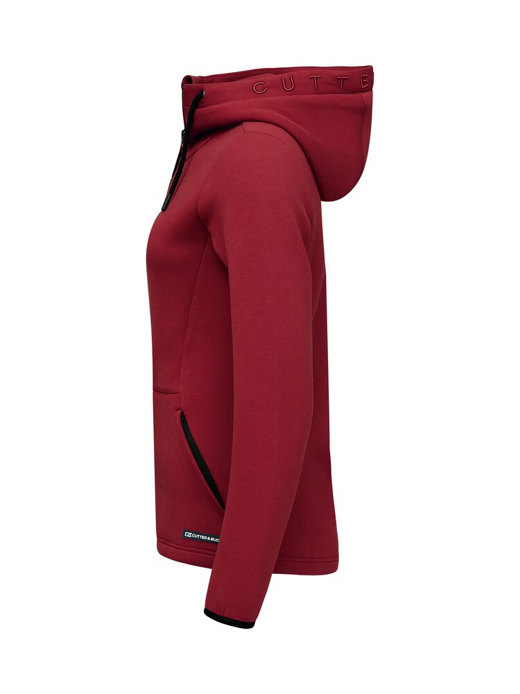 Cutter & Buck - Pemberton Hood Dames Biker Rood XXL