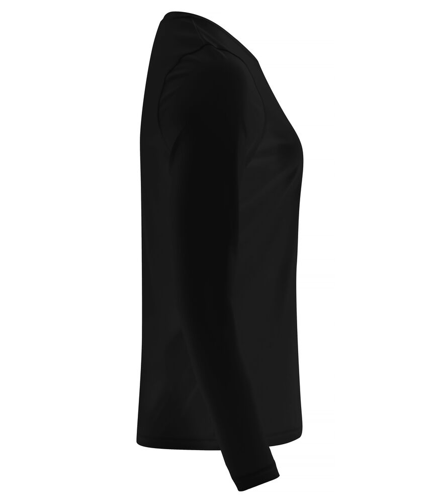 Clique - Basic Active-T L/S Women Zwart L