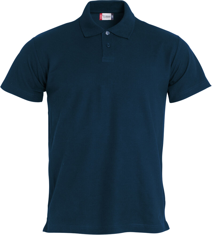 Clique - Basic Polo S/S Junior - dark navy
