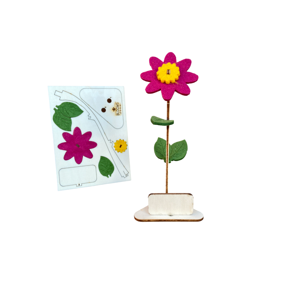 Happy Blooms - One & only 'Your logo' -cerise