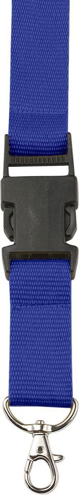 Polyester (300D) keycord Bobbi - kobaltblauw