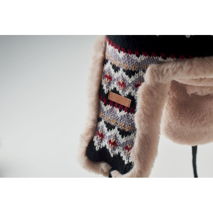 YULONG - Gebreide muts met oorflap