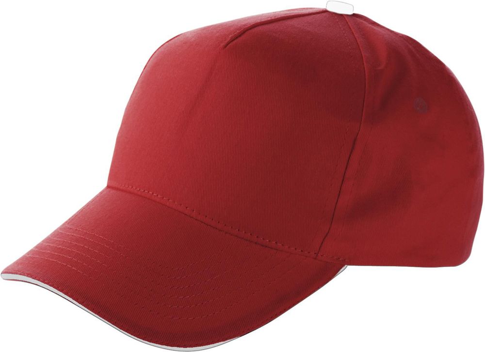 Katoenen pet Beau - Rood