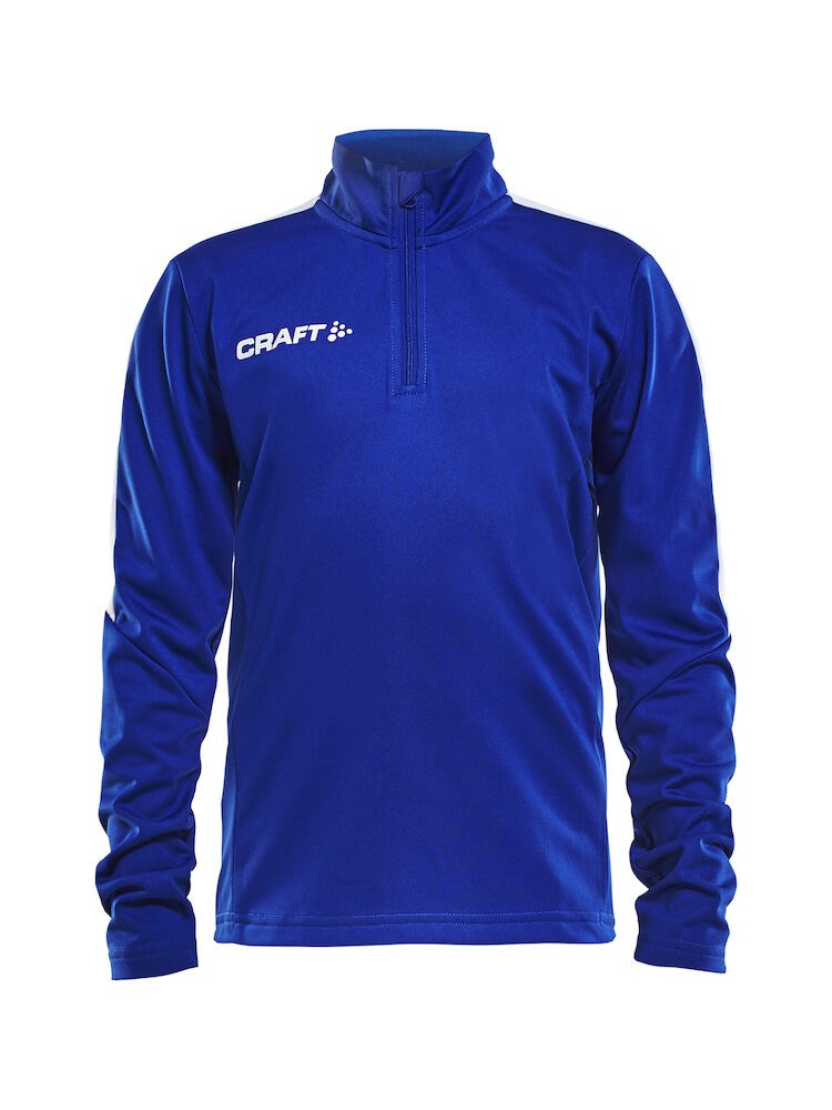 Craft - Progress Halfzip LS Tee JR Club Cobolt 122/128