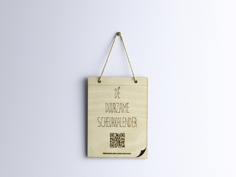 Digitale duurzame scheurkalender