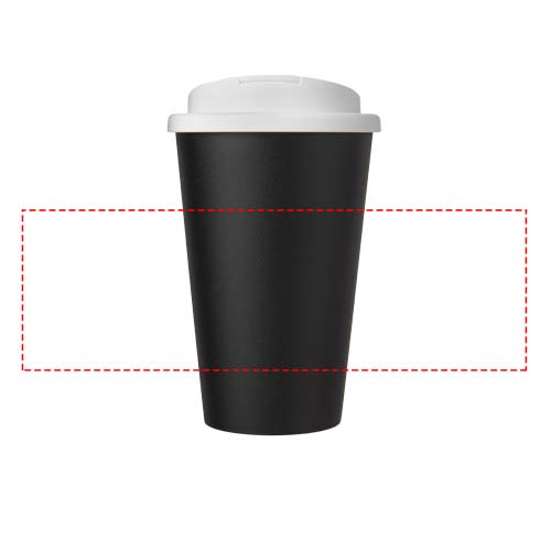 Americano® Eco 350 ml gerecyclede beker met spill-proof deksel