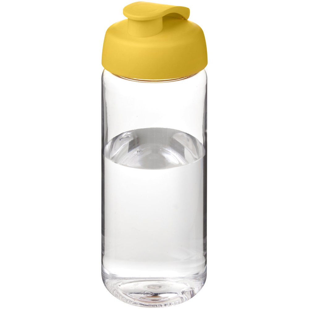 H2O Active® Octave Tritan™ 600 ml sportfles met klapdeksel - Transparant helder, Geel