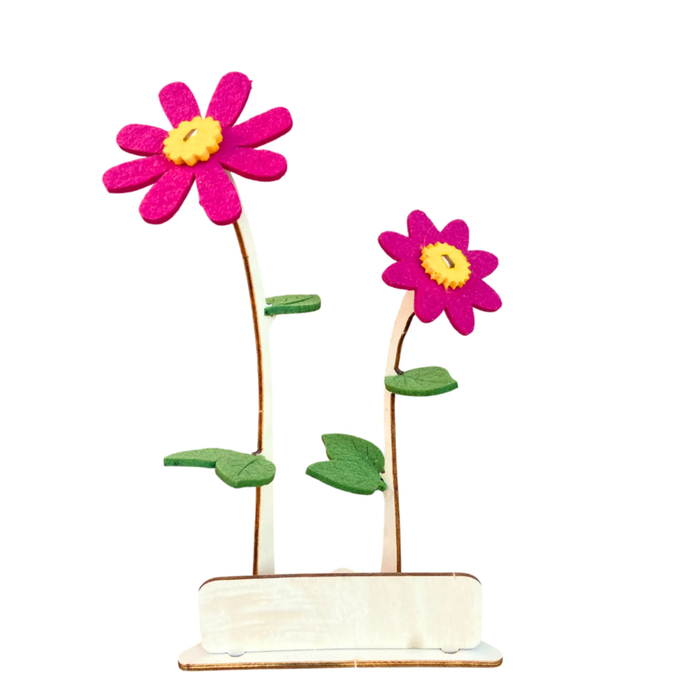 Happy Blooms - Duo 'Your logo' -cerise