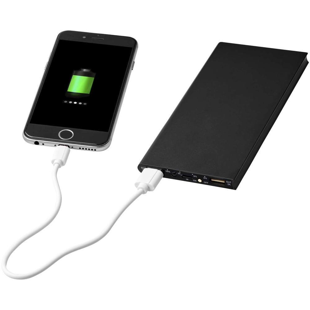 Plate 8000 mAh aluminium powerbank