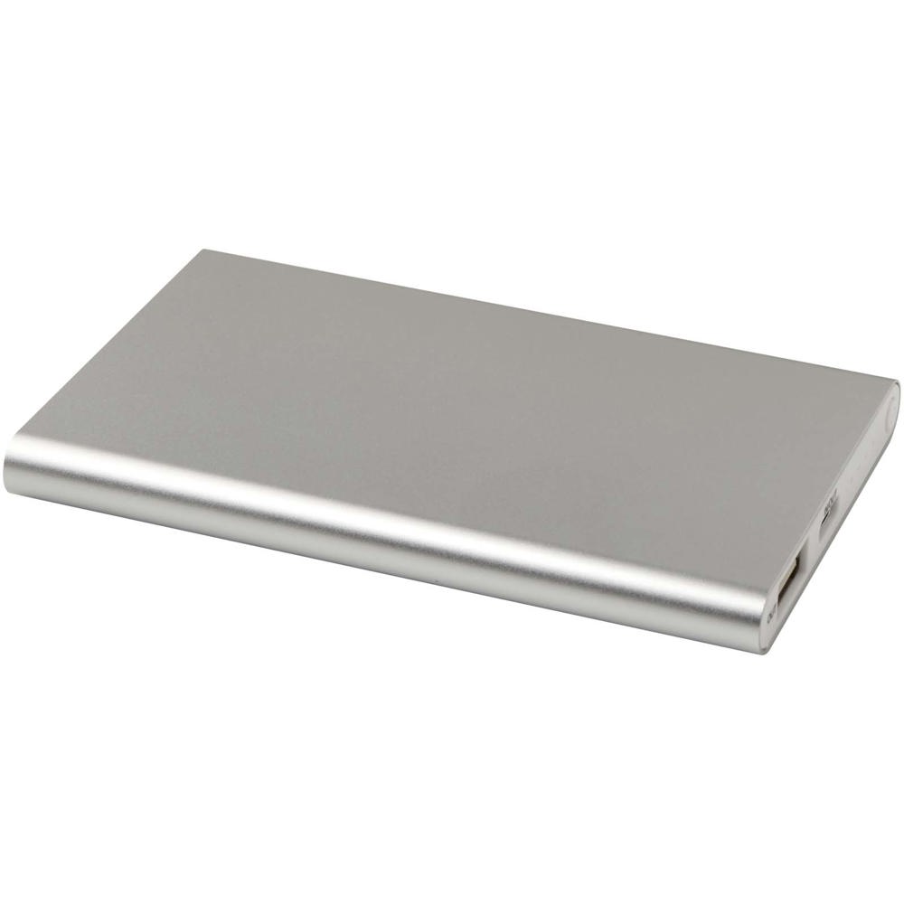 Pep aluminium powerbank 4000 mAh - Zilver