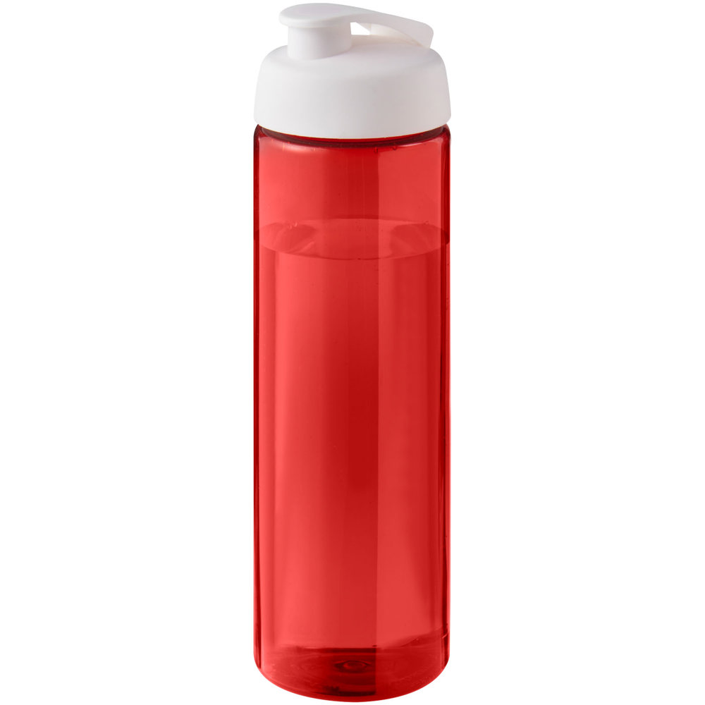 H2O Active® Eco Vibe 850 ml drinkfles met klapdeksel - Rood, Wit