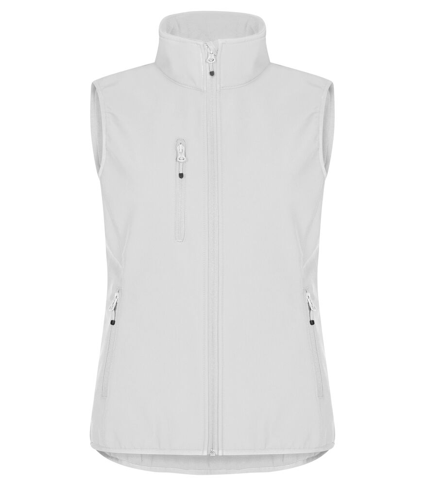 Clique - Classic Softshell Vest Women - Wit