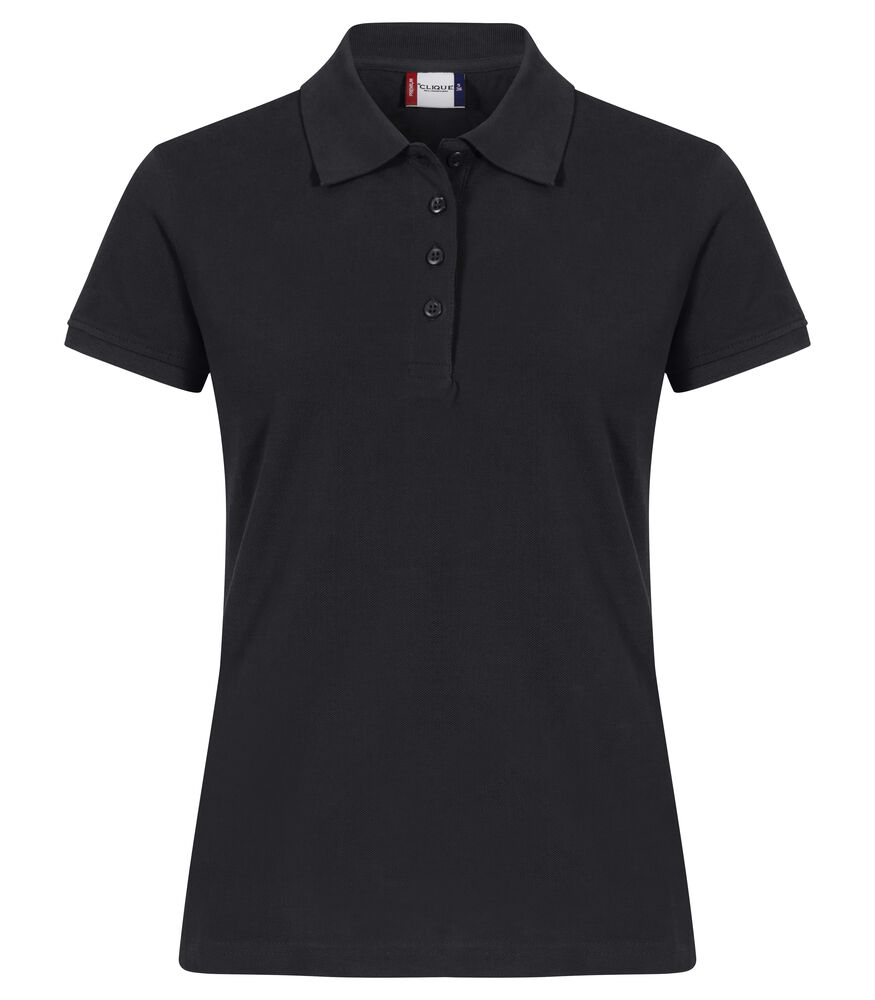 Clique - Heavy Premium Polo Women - Zwart
