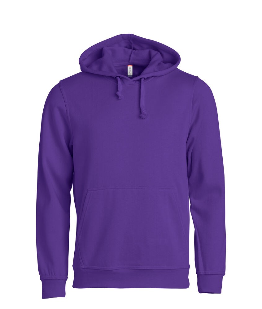 Clique - Basic Hoody - Helder Lila