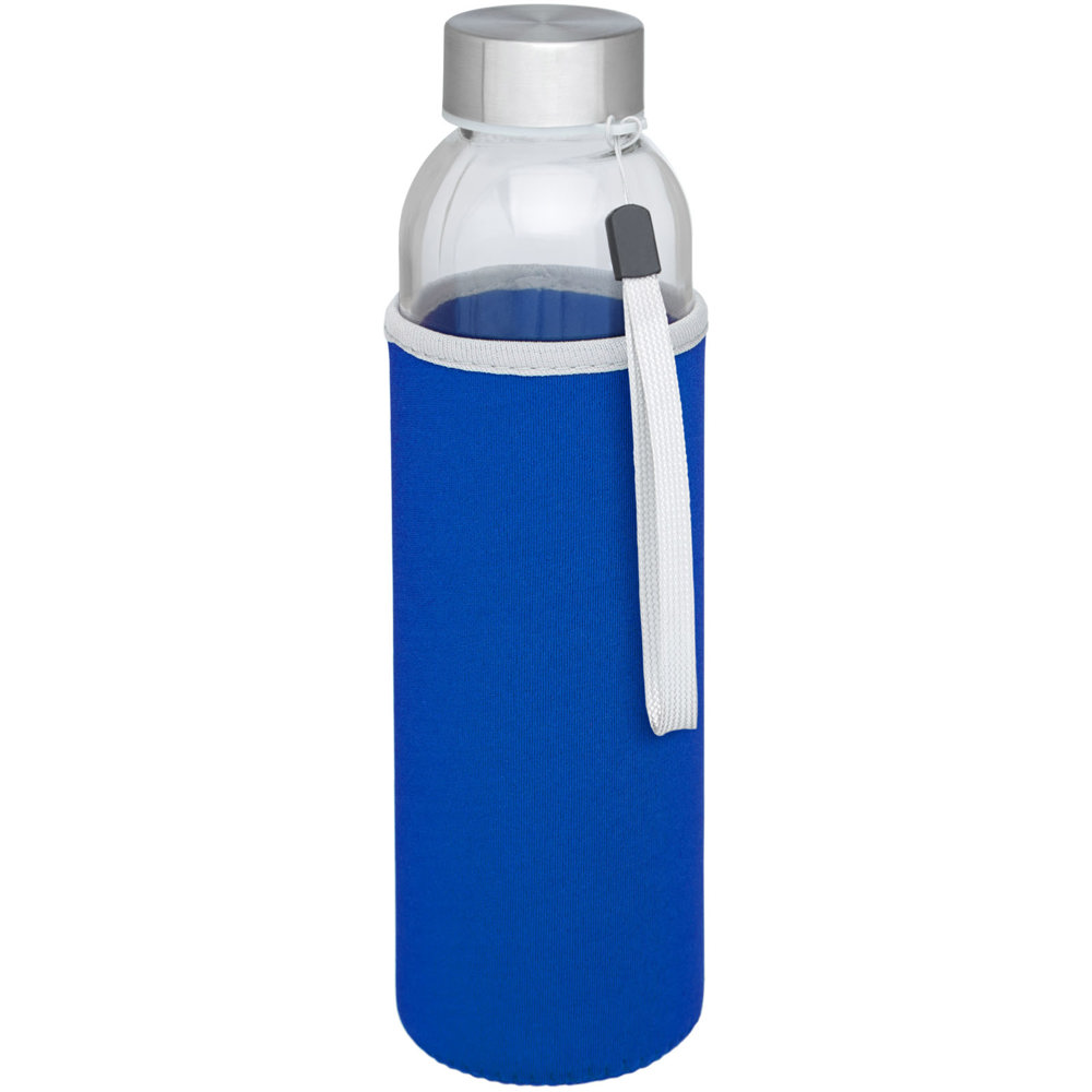 Bodhi 500 ml glazen drinkfles - Blauw