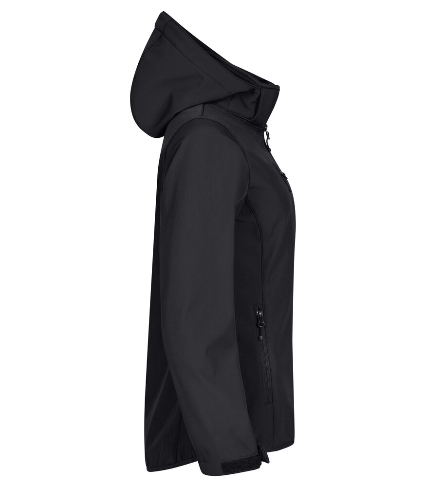 Clique - Classic Softshell Hoody Women Zwart S
