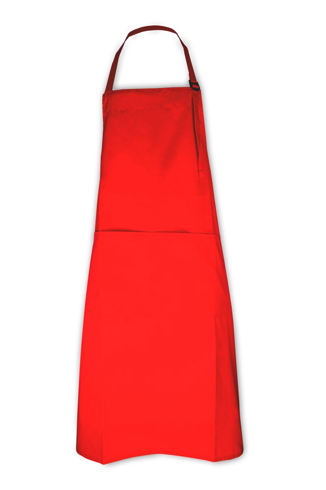 Schort - Marineblauw - Rood