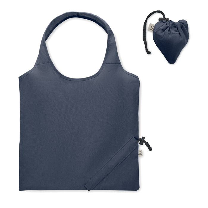 CARRIE COLOUR - Opvouwbare boodschappentas 140g - Blauw