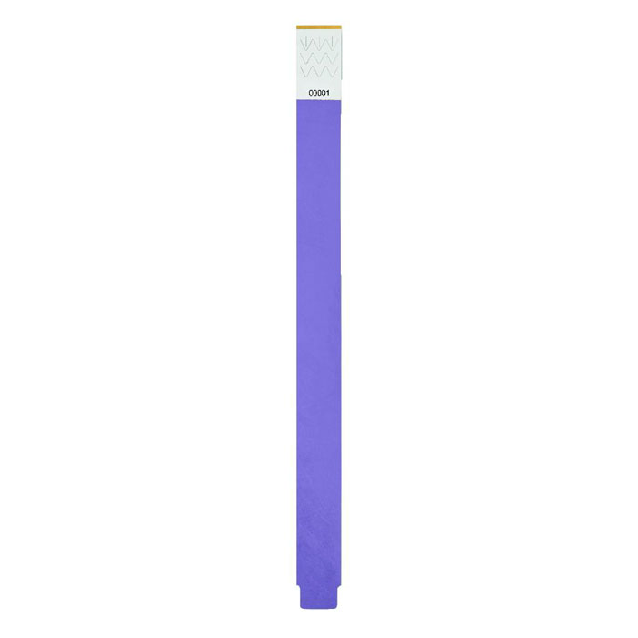  TYVEK - 1 Vel met 10 event armbandjes