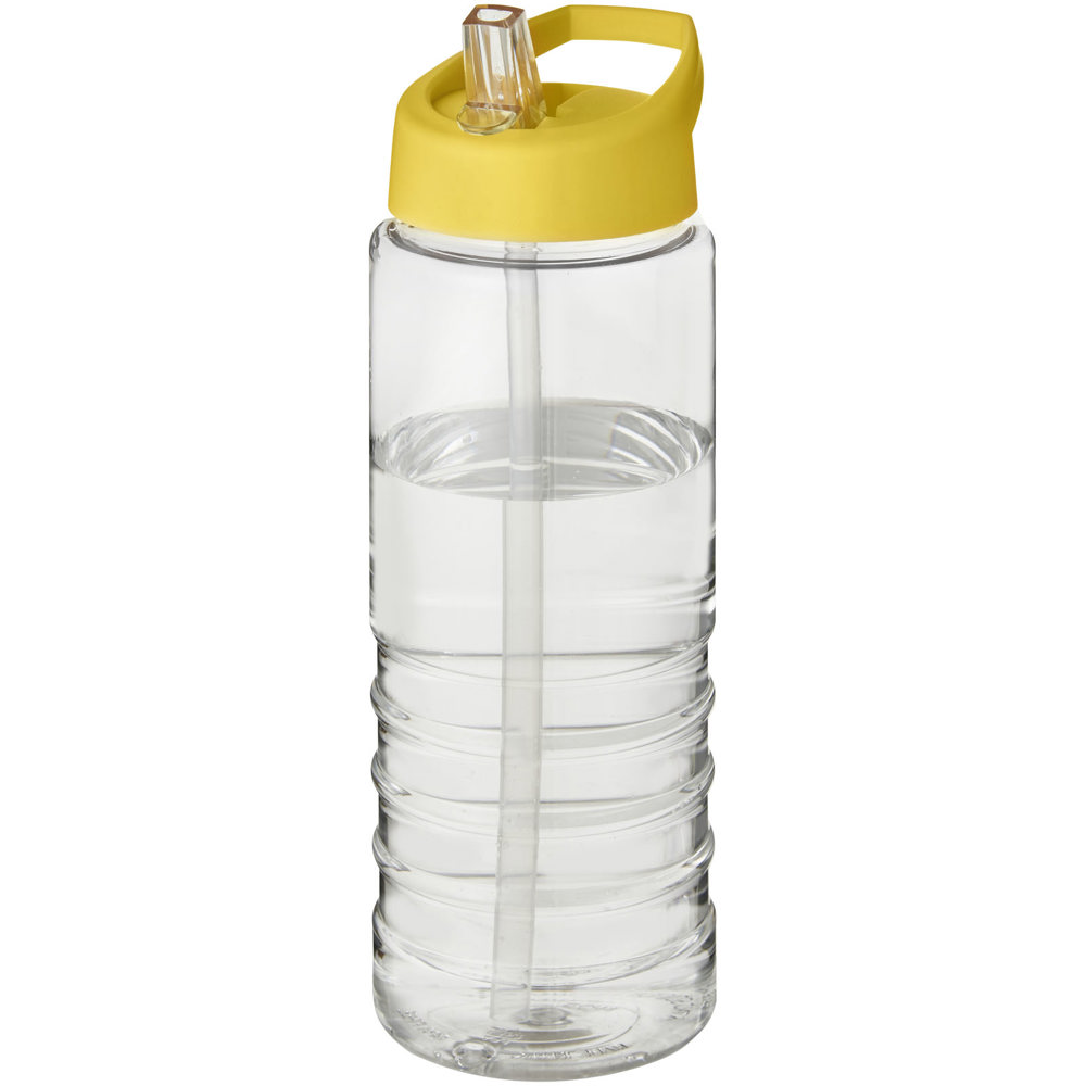 H2O Active® Treble 750 ml sportfles met tuitdeksel - Transparent, Geel