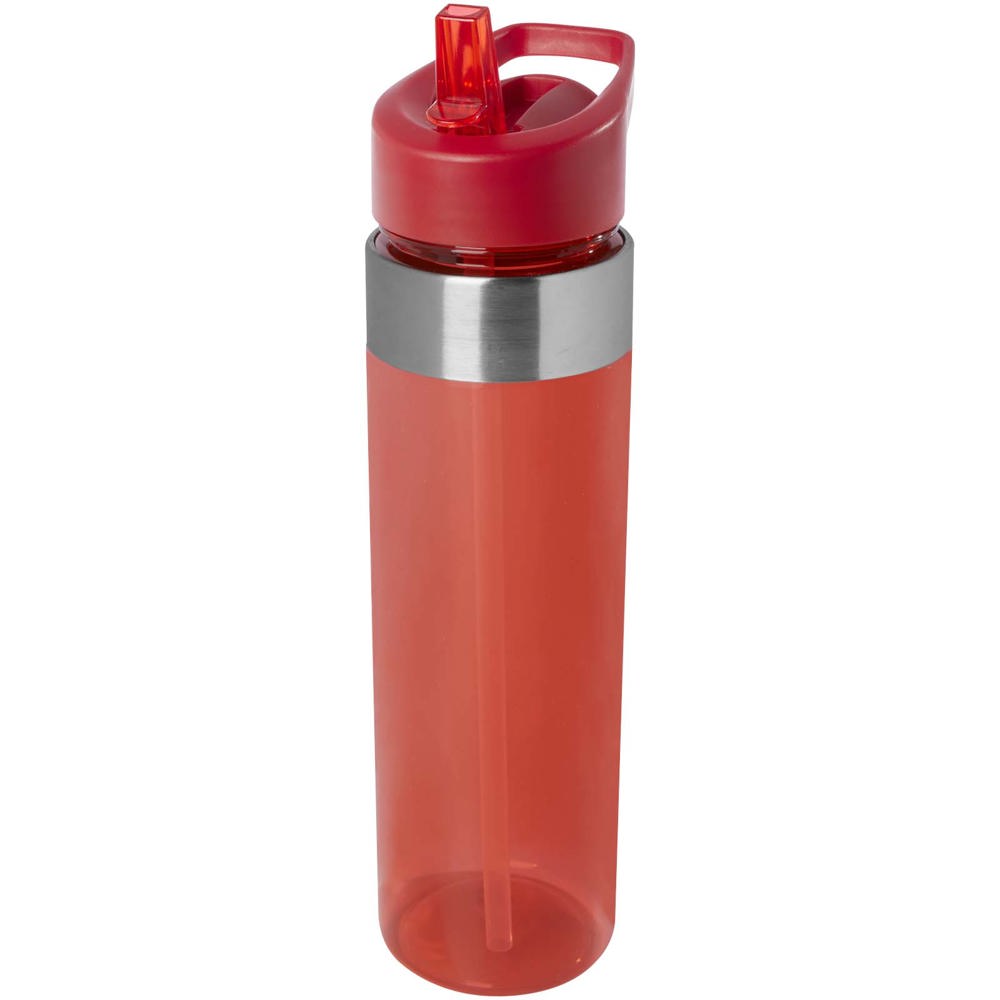 Dylan 650 ml Tritan fles met tuitdeksel - Rood