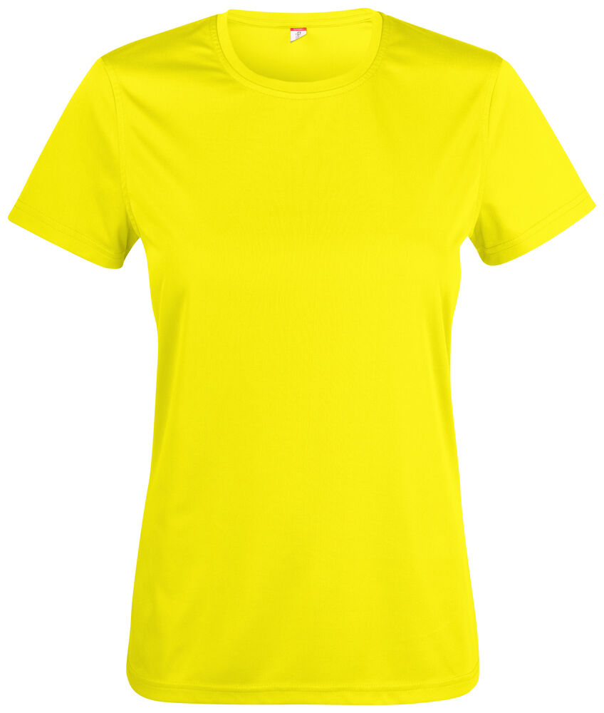 Clique - Basic Active-T Women - Signaal-geel