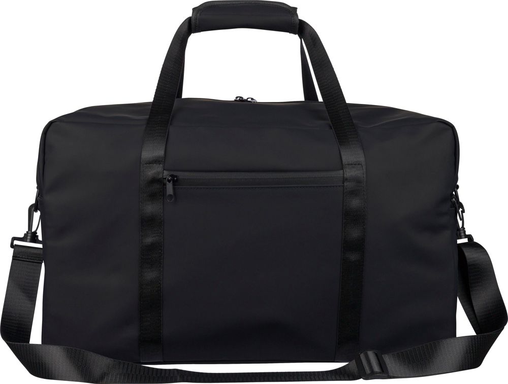 Gerecyclede PU dufflebag Mirae - Zwart