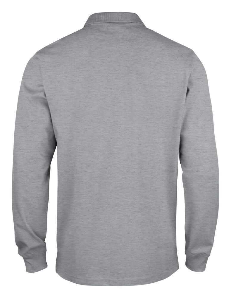 Clique - Classic Lincoln L/S Grijs-melange 4XL
