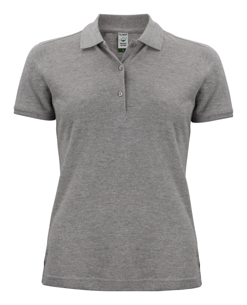 Clique - Classic OC Polo Women - Grijsmelange