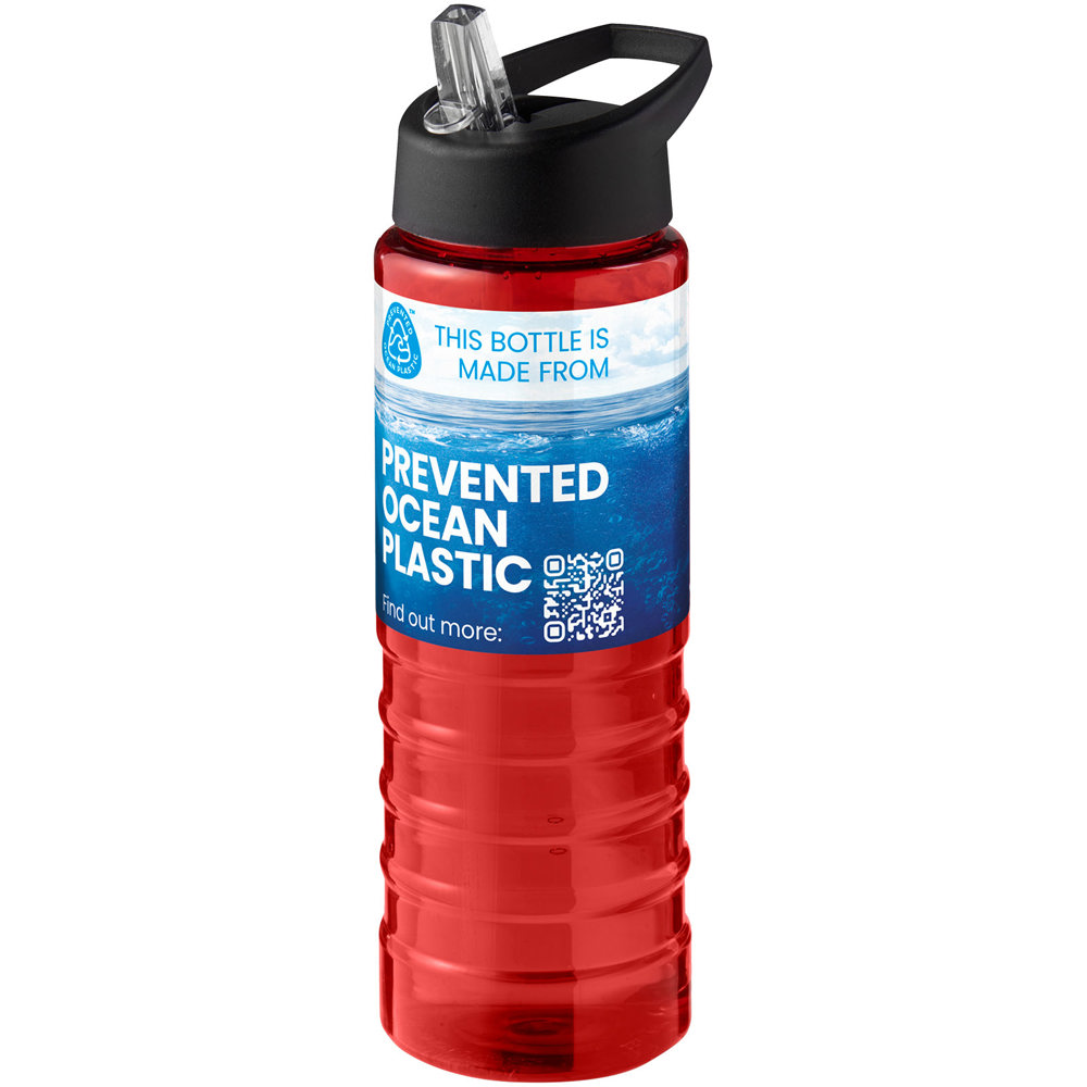H2O Active® Eco Treble 750 ml drinkfles met tuitdeksel 