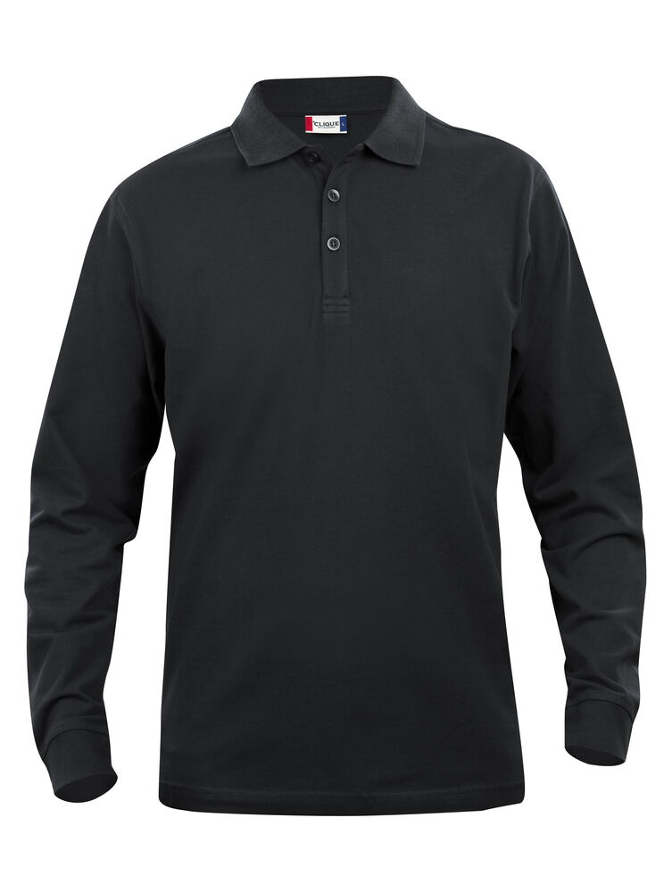 Clique - Classic Lincoln L/S - Zwart