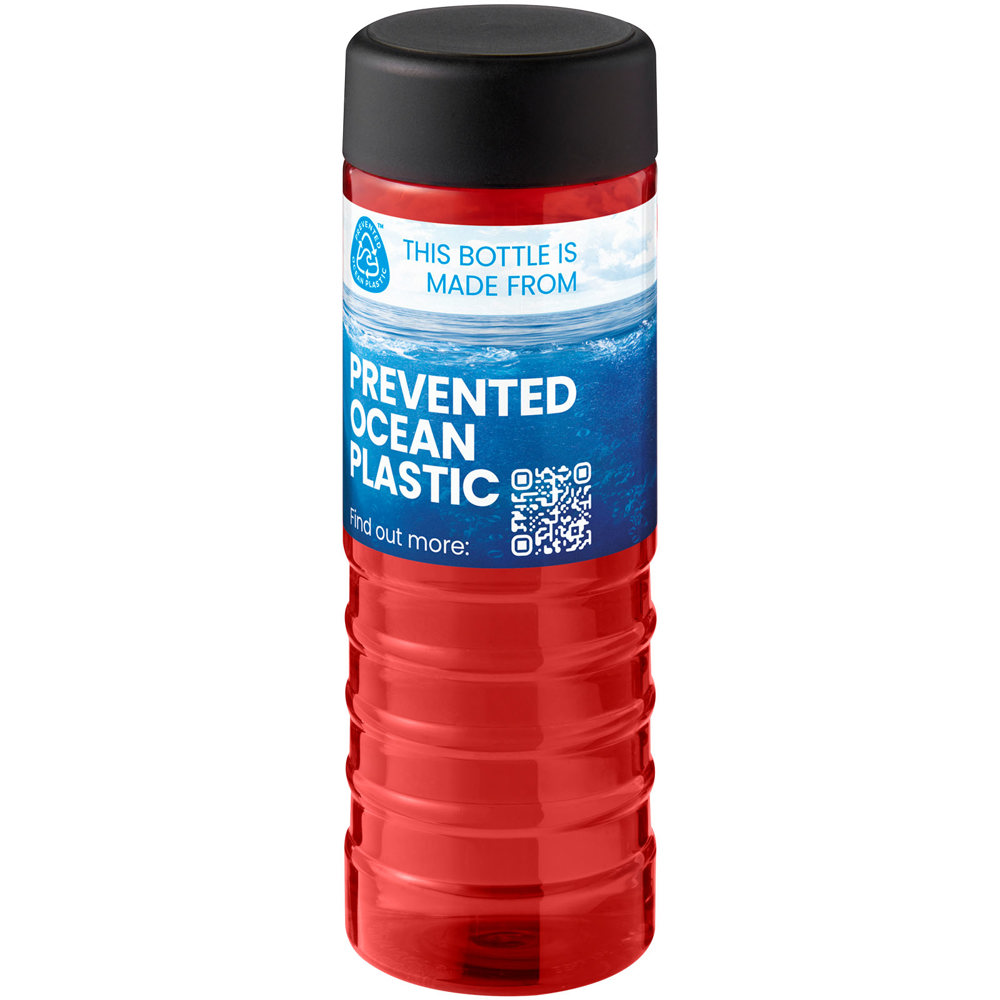H2O Active® Eco Treble 750 ml waterfles met schroefdop