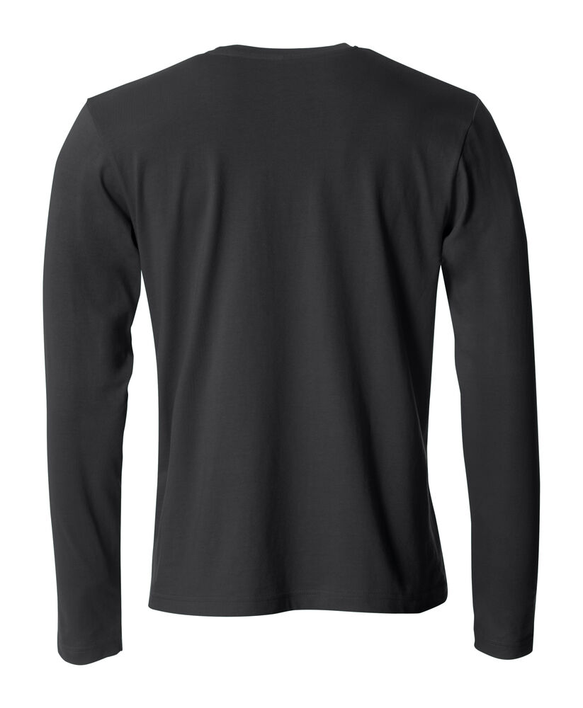 Clique - Basic-T L/S Zwart L