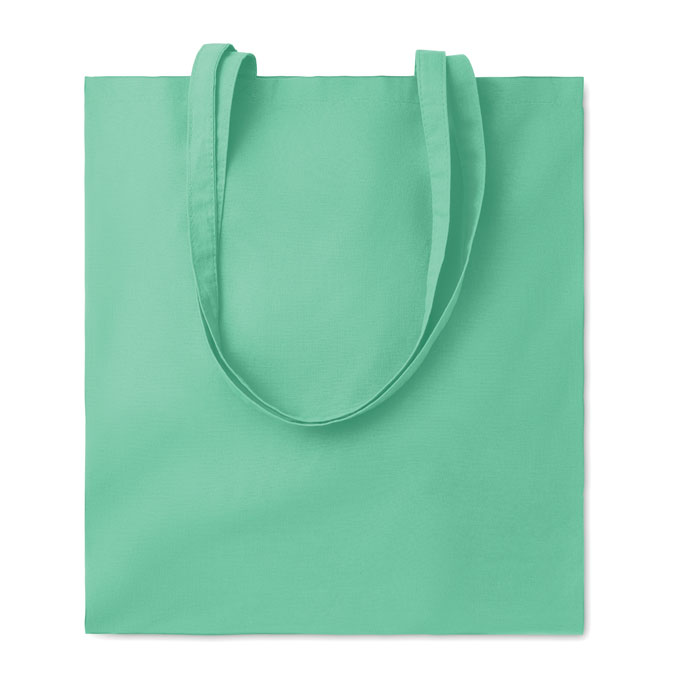 COTTONEL COLOUR + - Katoenen boodschappentas - Mintgroen