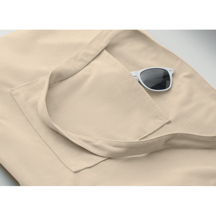 CORDY G - Grote corduroy boodschappentas