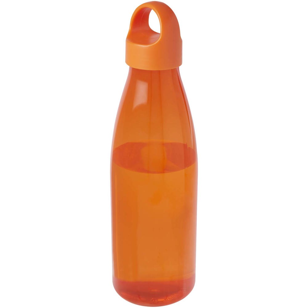 Bergen 800 ml waterfles van gerecycled plastic - Oranje