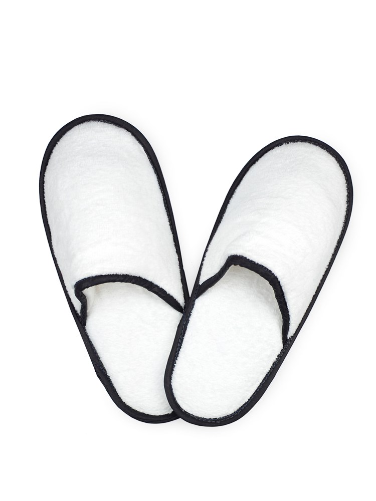 Slippers - Wit/zwart