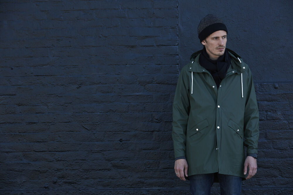 Clique - Classic Rain Jacket Jagersgroen XXL