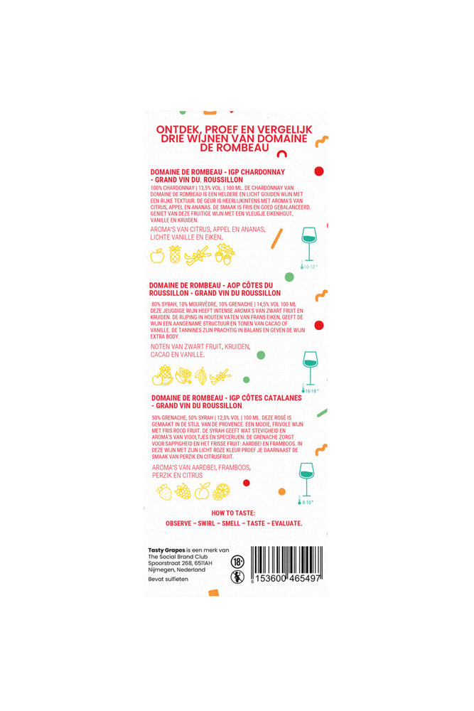 Tasty Grapes Moments proeverij "Gefeliciteerd"