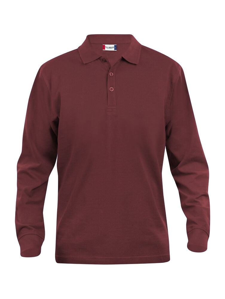 Clique - Classic Lincoln L/S - bordeaux