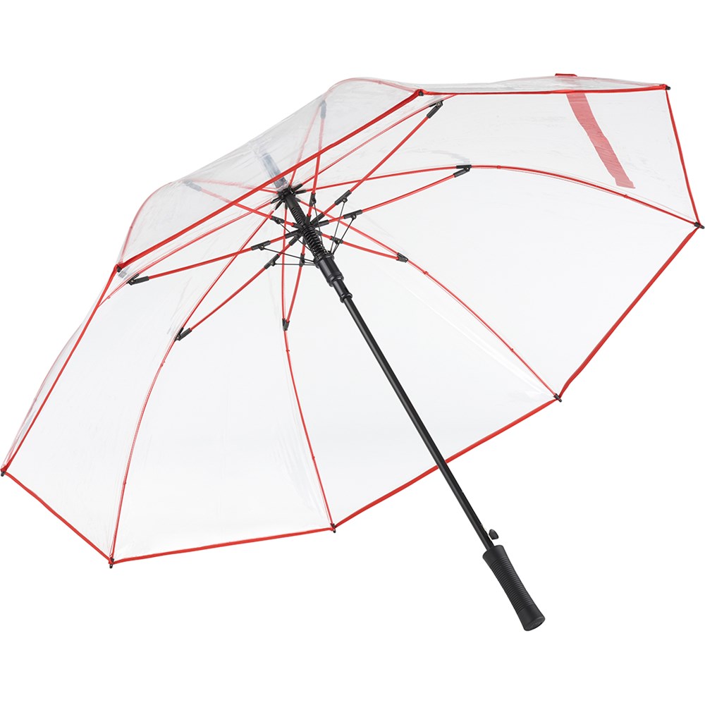 AC golfparaplu FARE®-Pure - transparent-red