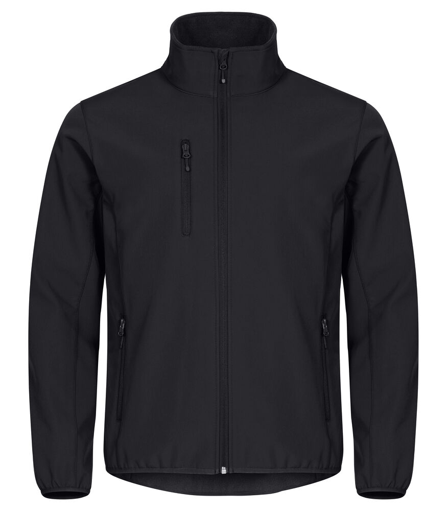 Clique - Classic Softshell Jacket - Zwart