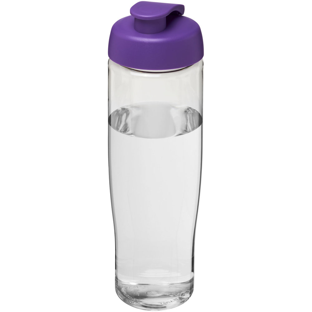 H2O Active® Tempo 700 ml sportfles met flipcapdeksel - Transparent, Paars