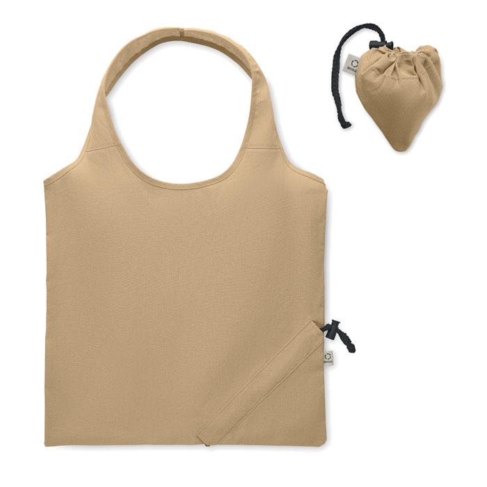 CARRIE COLOUR - Opvouwbare boodschappentas 140g - Khaki